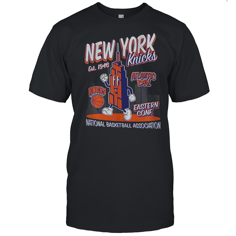 New York Knicks National BAsketball Association Mascot Script Est 1946 Shirt