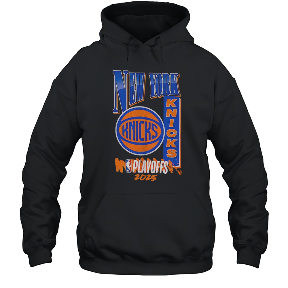 New York Knicks Youth 2025 NBA Playoffs Hype Shirt Unisex Hoodie