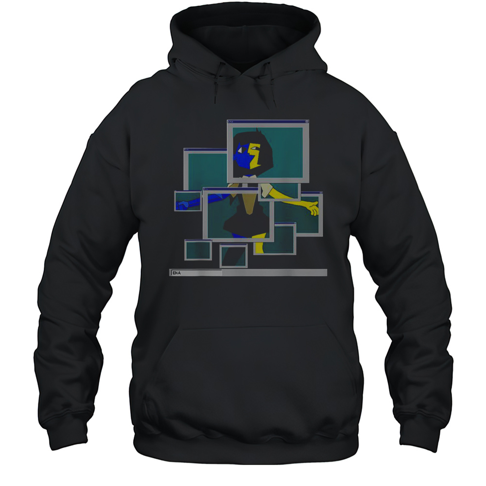Pretty Ena Pop-Up Character Windows 95 T-Shirt Unisex Hoodie