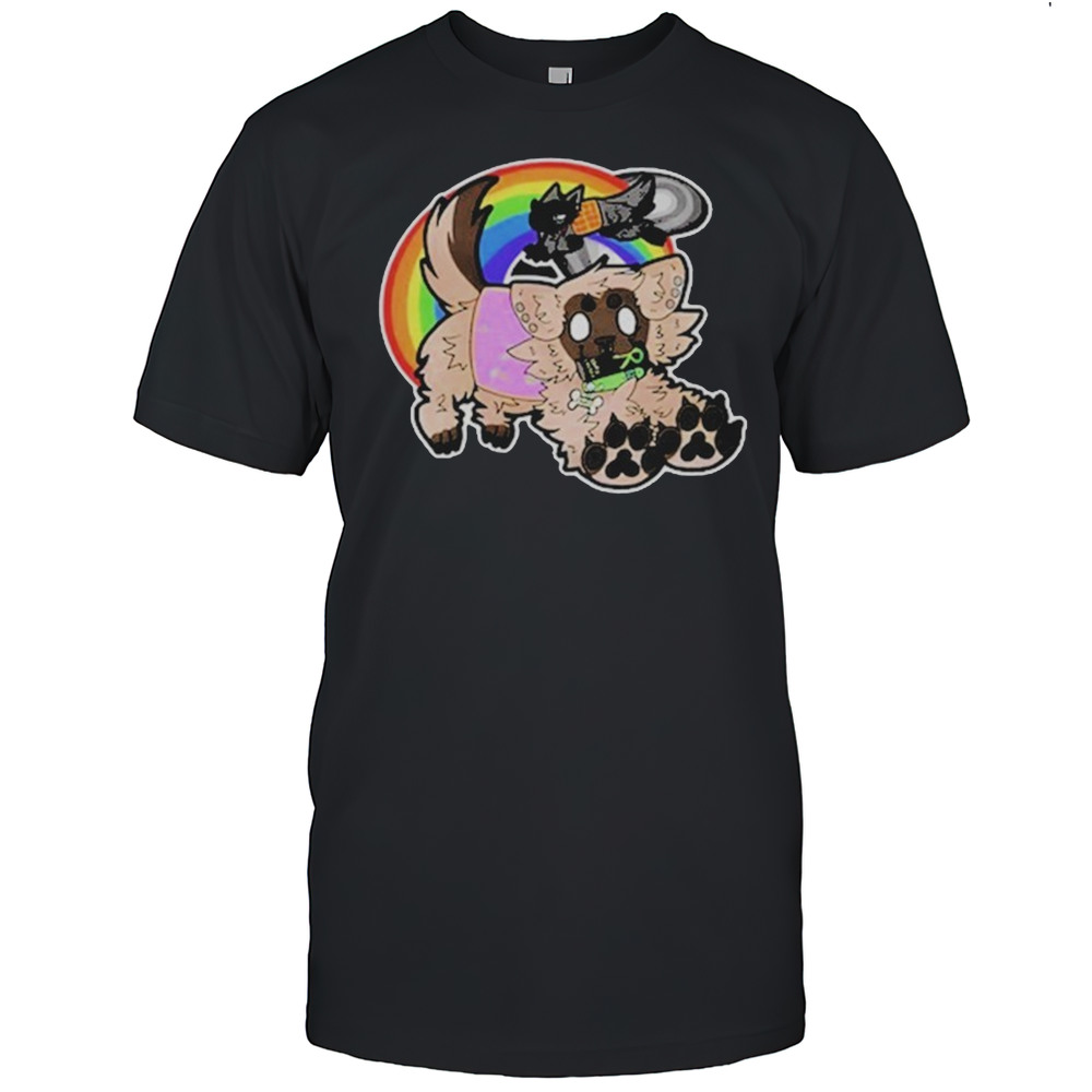 Rawrie And Kasper Rainbow T-shirt
