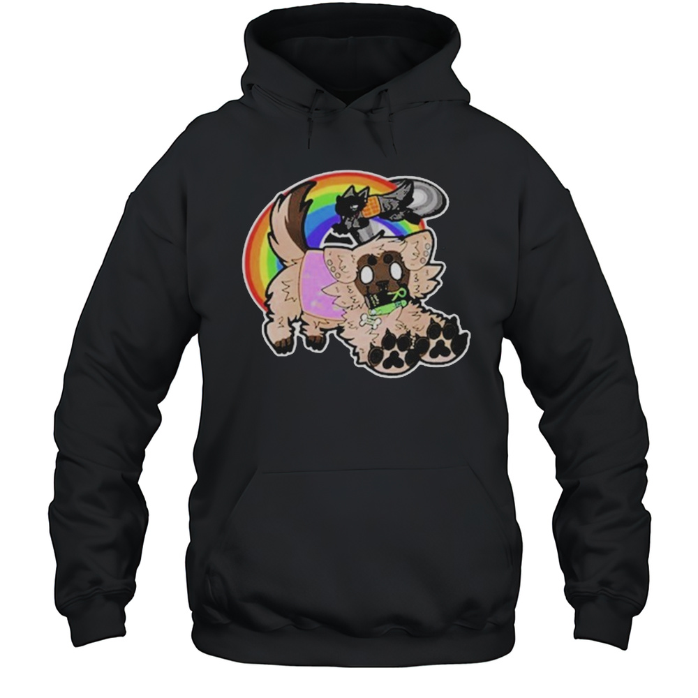 Rawrie And Kasper Rainbow T-shirt Unisex Hoodie