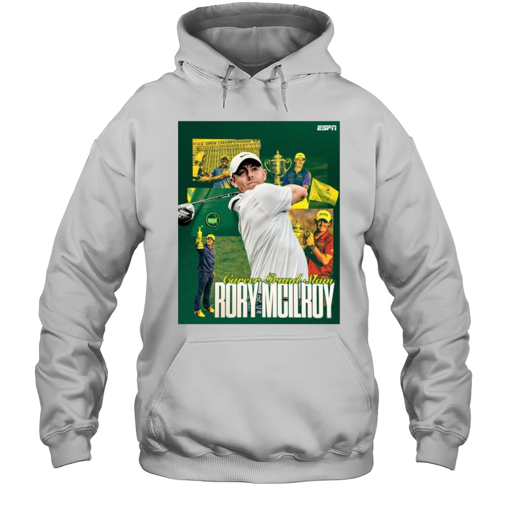 Rory McIlroy Wins The Masters And Becomes The Sixth Mens Golfer To Complete The Career Grand Slam 2025 T-shirt Unisex Hoodie