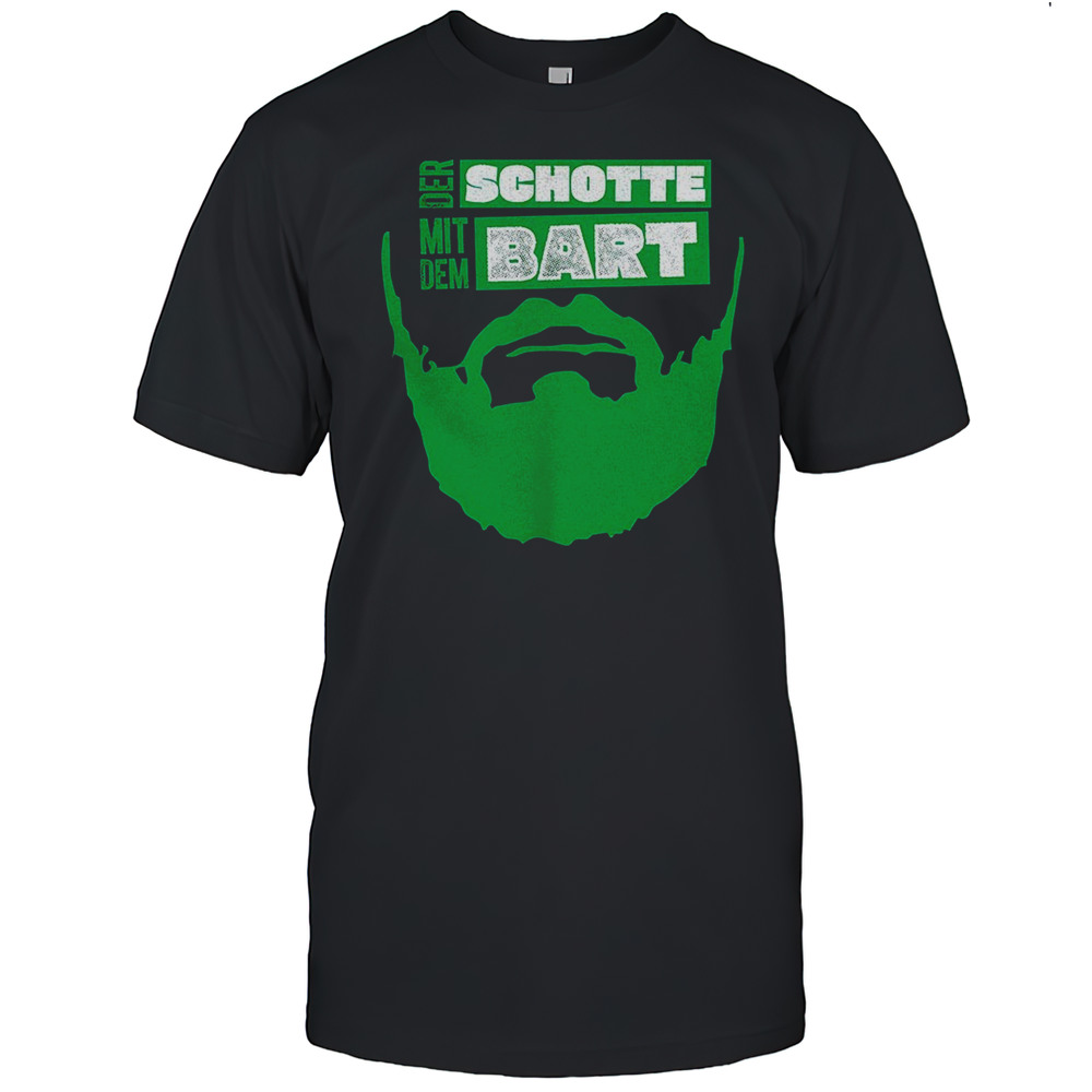 Schotte Bart Mit Dem Shirt