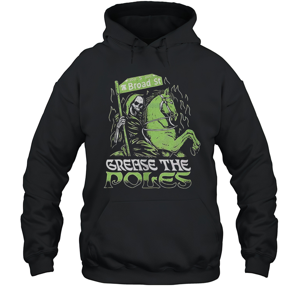 Skeleton Grease The Poles Shirt Unisex Hoodie