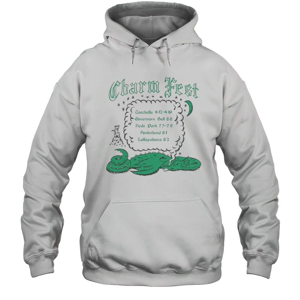 The Charmer Clairo Festivals 2025 Coachella April 12  19 Governors Ball 6 8 Hyde Park 7 5  7 6 T-shirt Unisex Hoodie