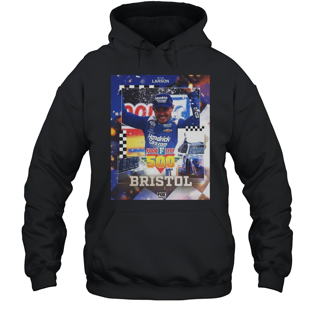 Win No. 2 For Kyle Larson In 2025 And The 31st Of His Career Food City 500 NASCAR 2025 T-shirt Unisex Hoodie