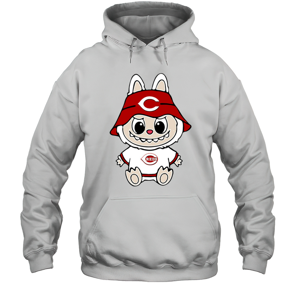 Labubu Cincinnati Reds Shirt Unisex Hoodie
