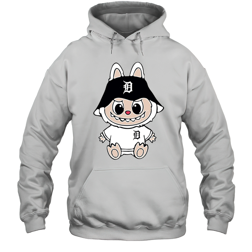 Labubu Detroit Tigers Shirt Unisex Hoodie