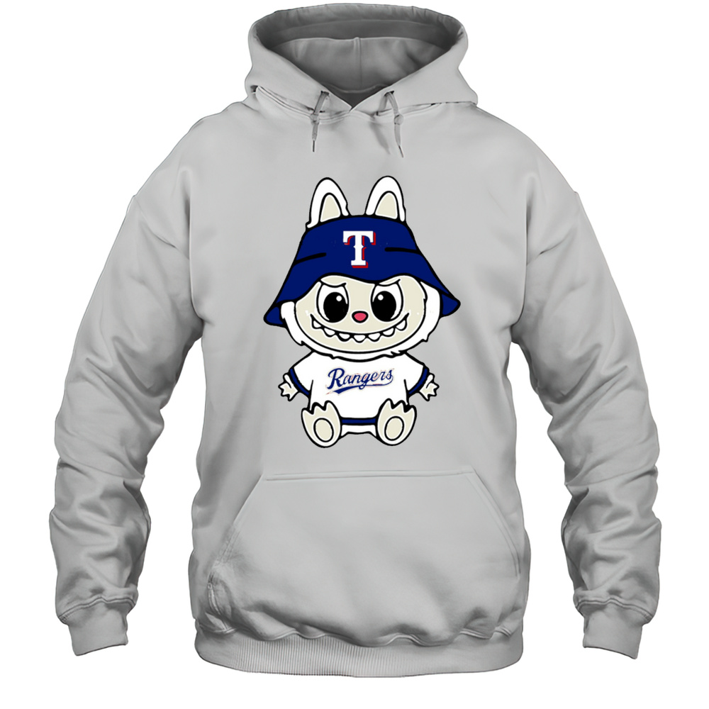 Labubu Texas Rangers Shirt Unisex Hoodie