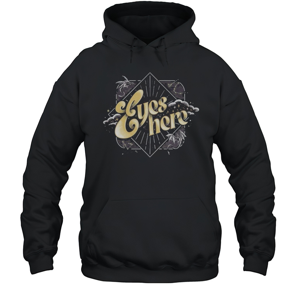 Eyes Here Dragon T-shirt Unisex Hoodie
