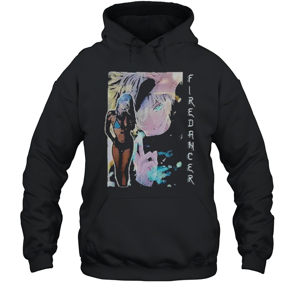 Gojo Satoru Fire Sexy T-shirt Unisex Hoodie