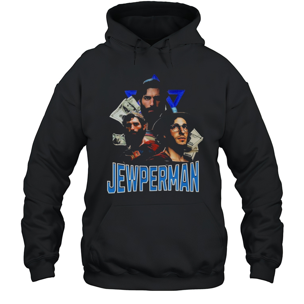 Jewperman Israel Star T-shirt Unisex Hoodie