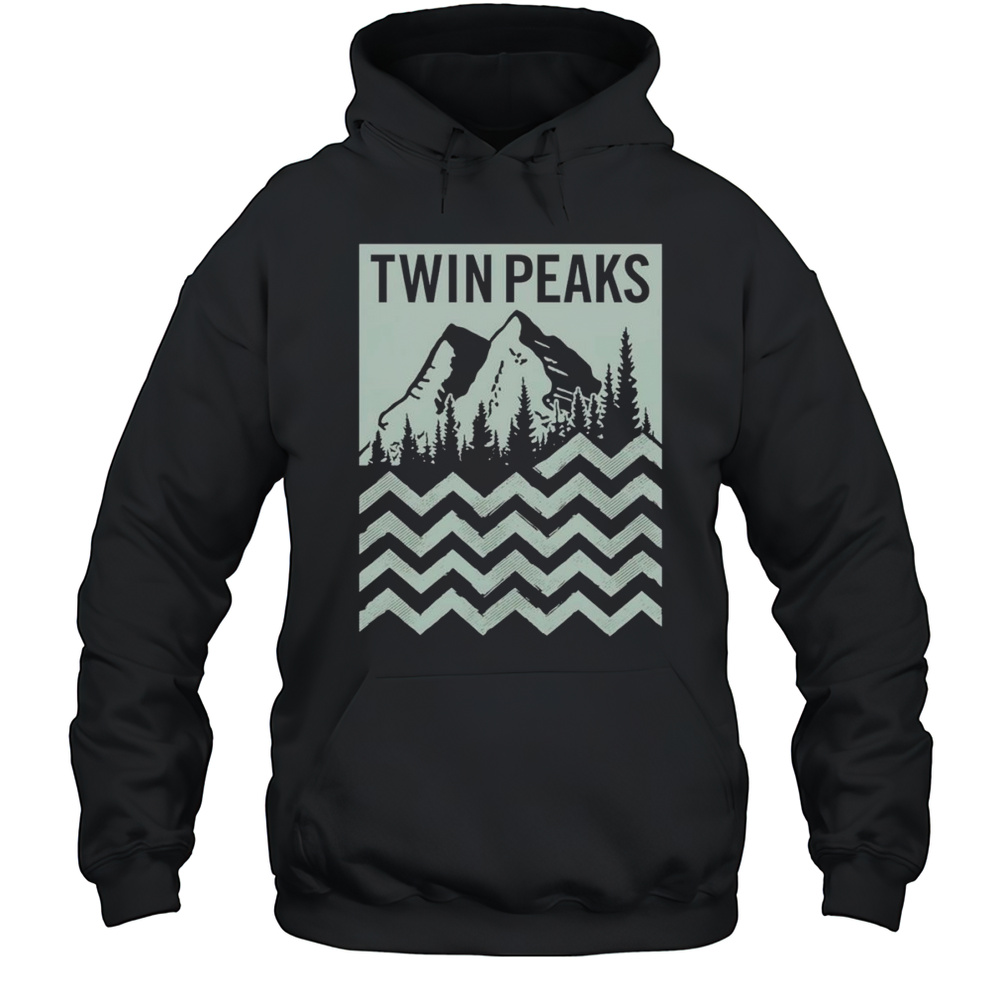 Twin Peaks Mountain Line Shirt Unisex Hoodie