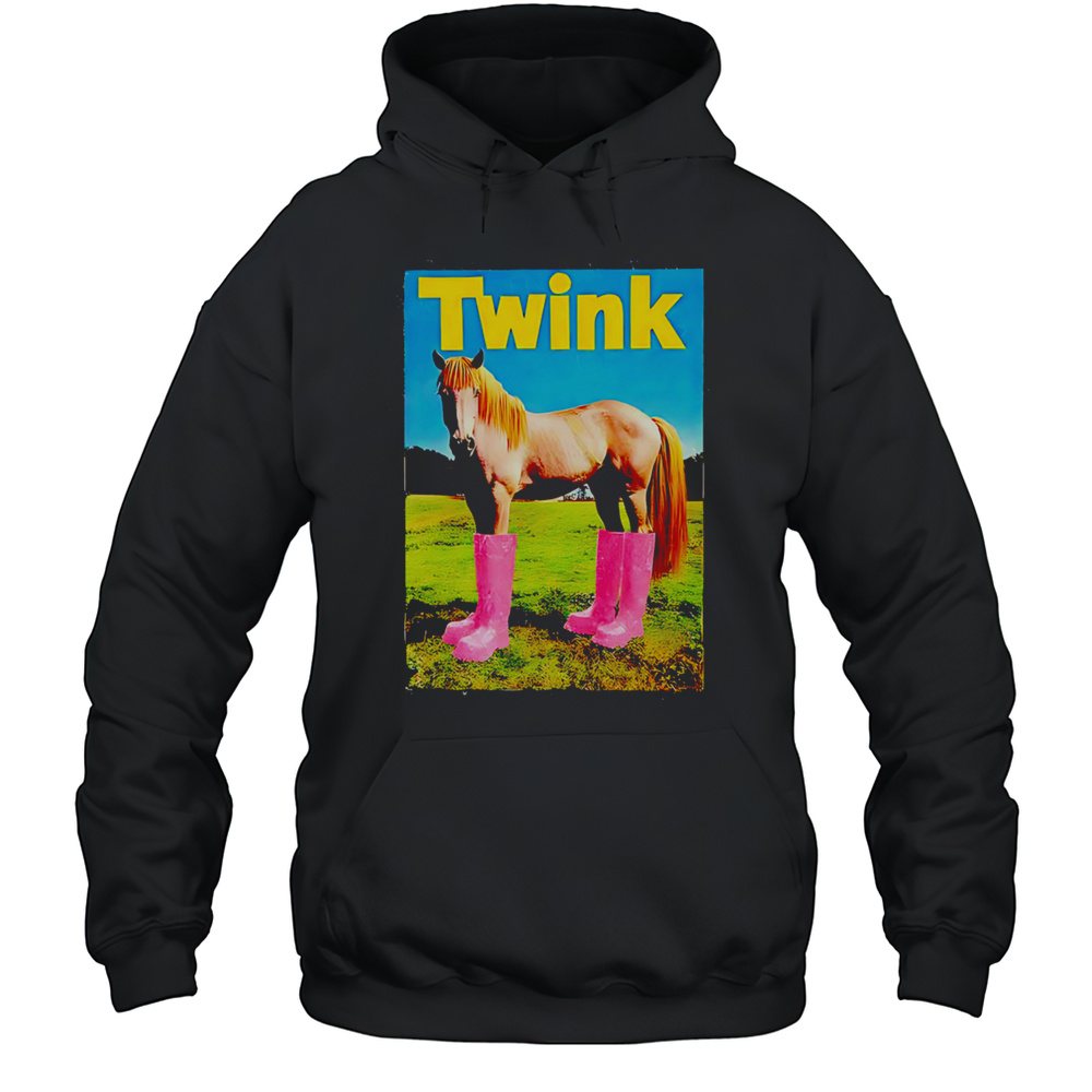 Twink Horse High Boots Shirt Unisex Hoodie
