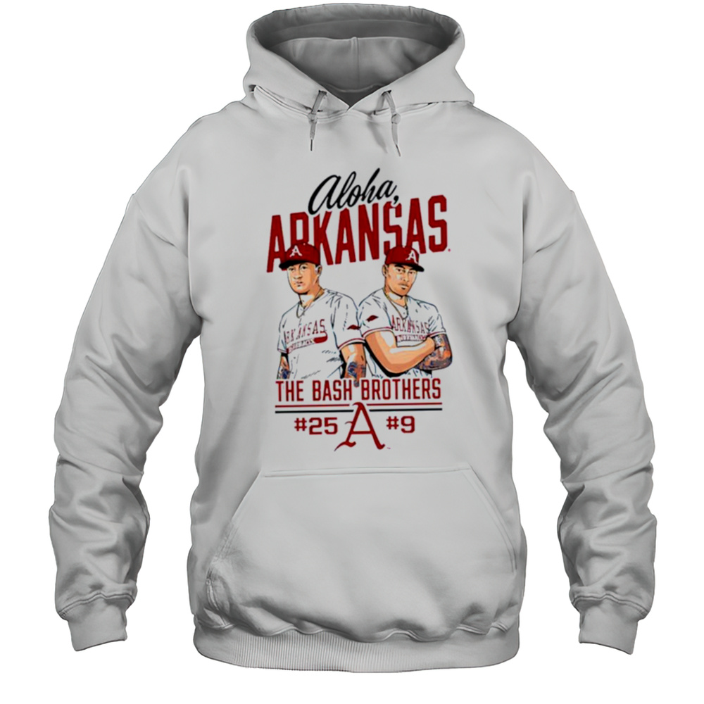 Arkansas Aloy The Bash Brothers No 25 No 9 Shirt Unisex Hoodie