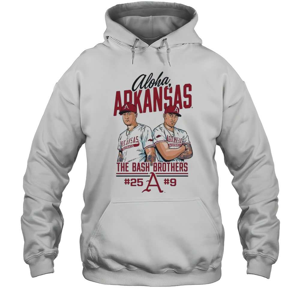 Arkansas Razorbacks Baseball Aloy Arkansas The Bash Brothers NCAA 2025 T-shirt Unisex Hoodie