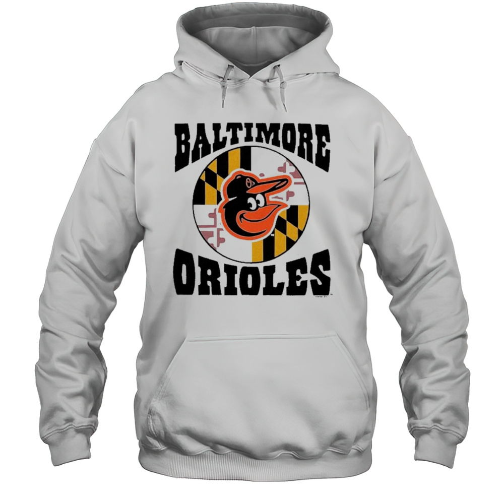 Baltimore Orioles Homage Hyper Local Tri-Blend Shirt Unisex Hoodie