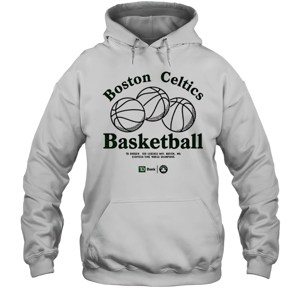 Boston Celtics Basketball Eighteen Time World Champions Shirt Unisex Hoodie