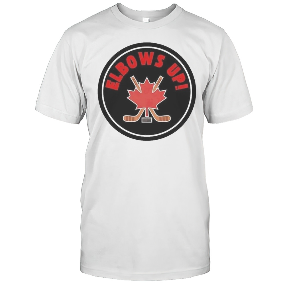 Canada Hockey Elbows Up Logo Shirt