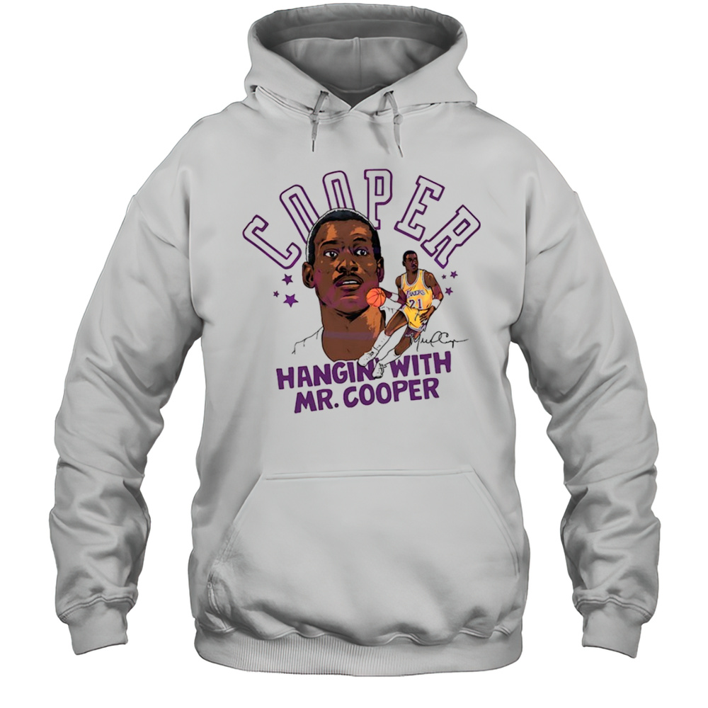 Cooper Hangin With Mr Cooper Los Angeles Lakers Shirt Unisex Hoodie