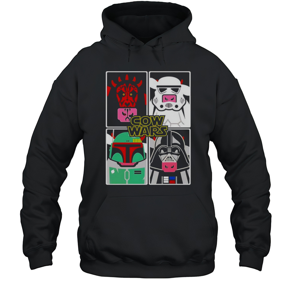 Cow Wars Star Wars Shirt Unisex Hoodie