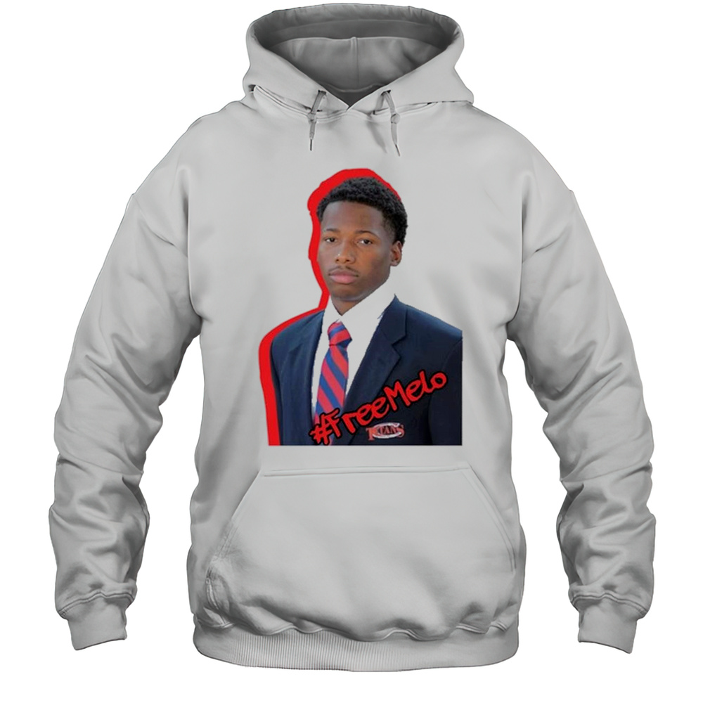 Free Melo Justice For Melo Karmelo Anthony Portrait 2025 T-shirt Unisex Hoodie