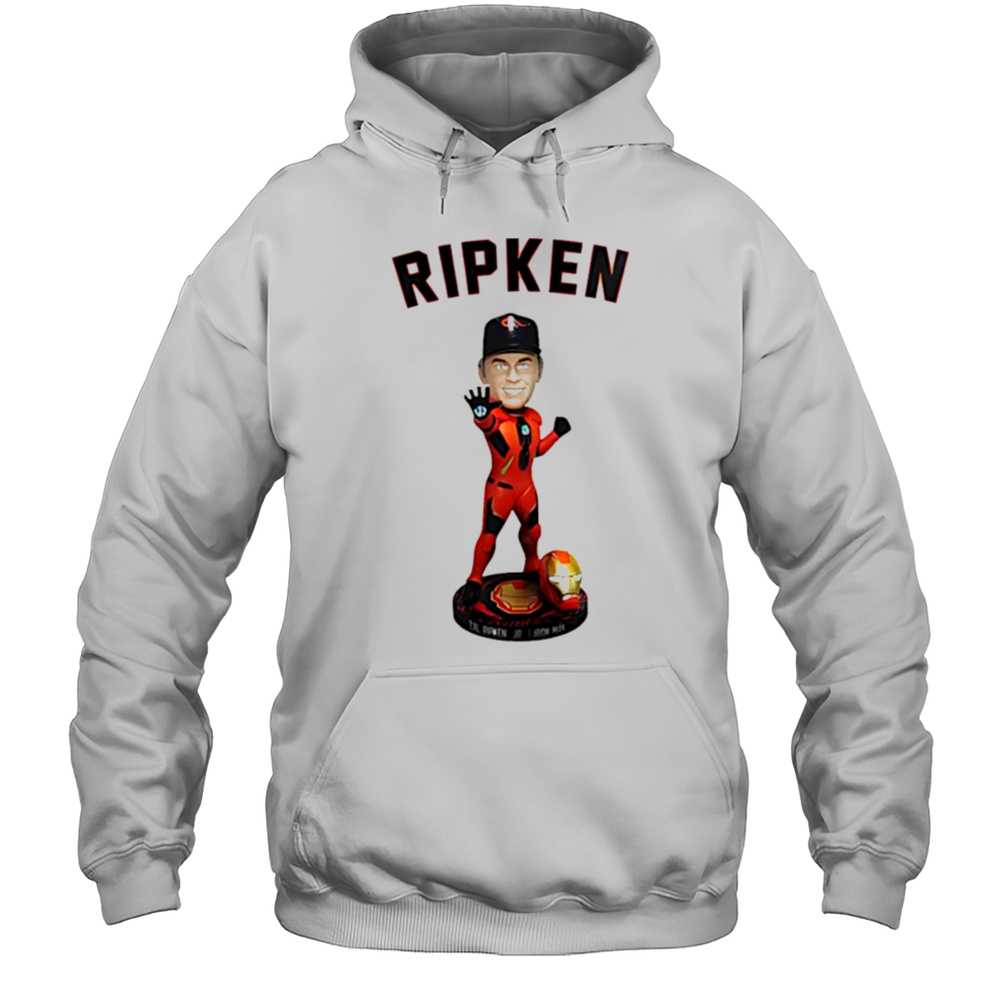 Honoring Cal Ripken Jr Iron Man Tribute Shirt Unisex Hoodie