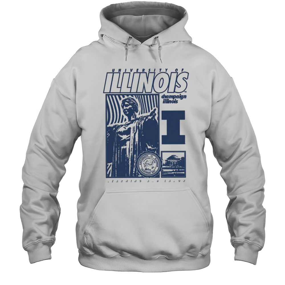 Illinois Long Sleeve Retro Alma Shirt Unisex Hoodie