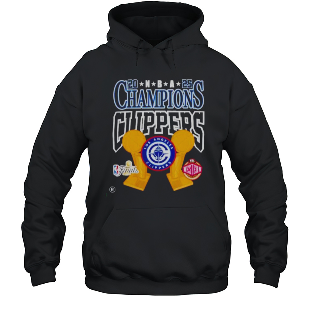 Los Angeles Clippers 2025 NBA Champions Clippers Shirt Unisex Hoodie
