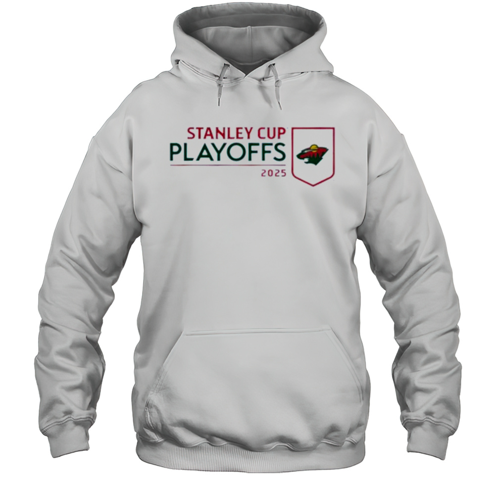 Minnesota Wild 2025 Stanley Cup Playoffs Logo T Shirt Unisex Hoodie