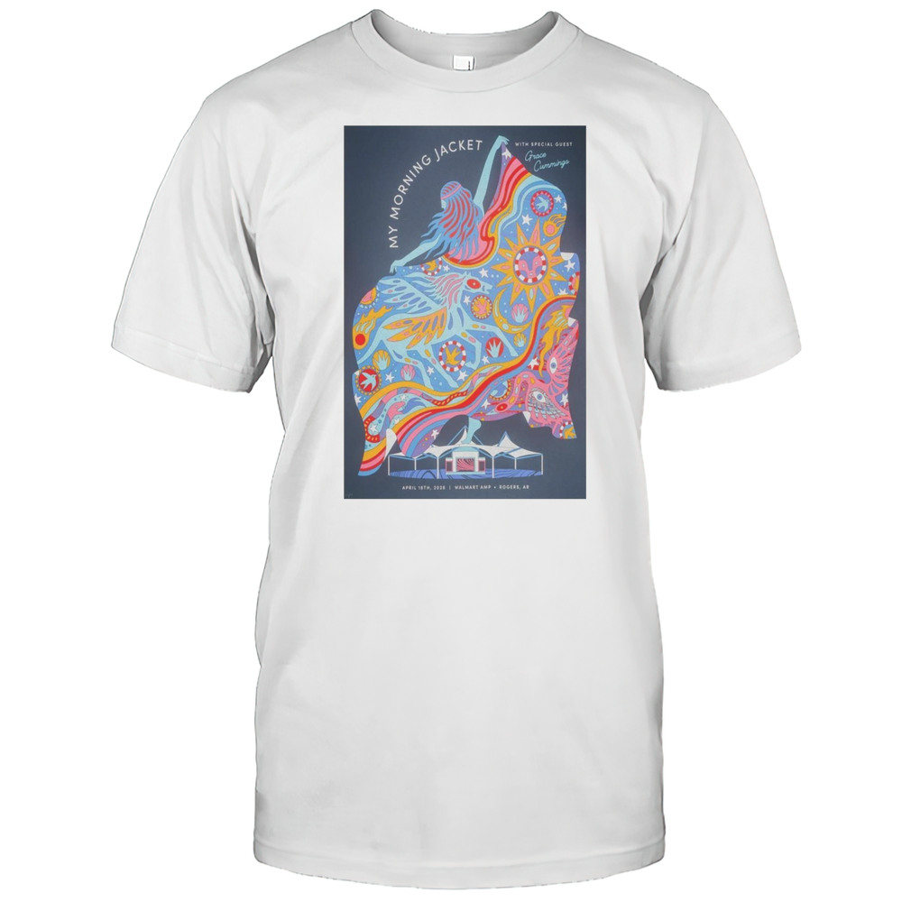 My Morning Jacket With Special Guest Grace Cummings Walmart AMP Rogers AR April 15 2025 Concert T-shirt