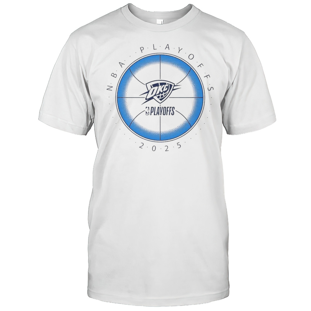 Oakland Thunder 2025 Playoffs Basketball Outline Shirt