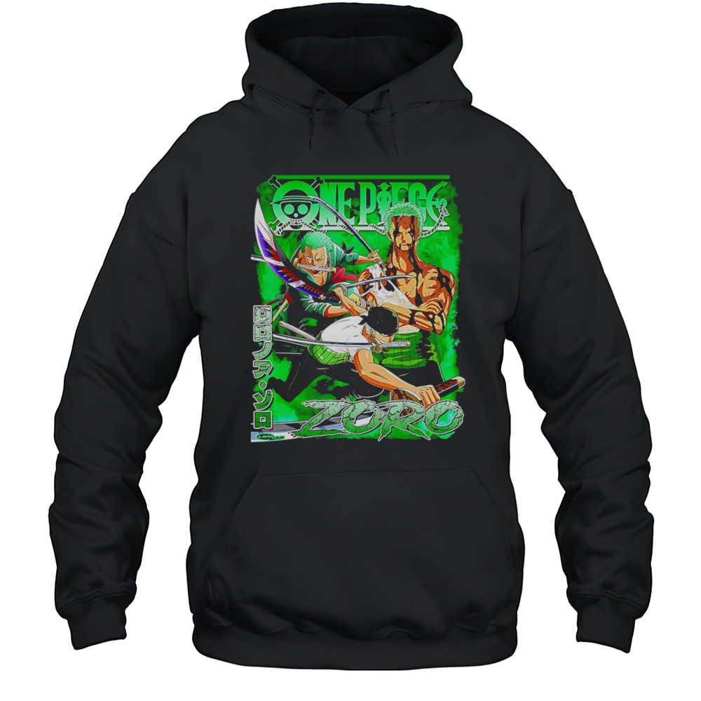 One Piece Zoro Graphic Shirt Unisex Hoodie