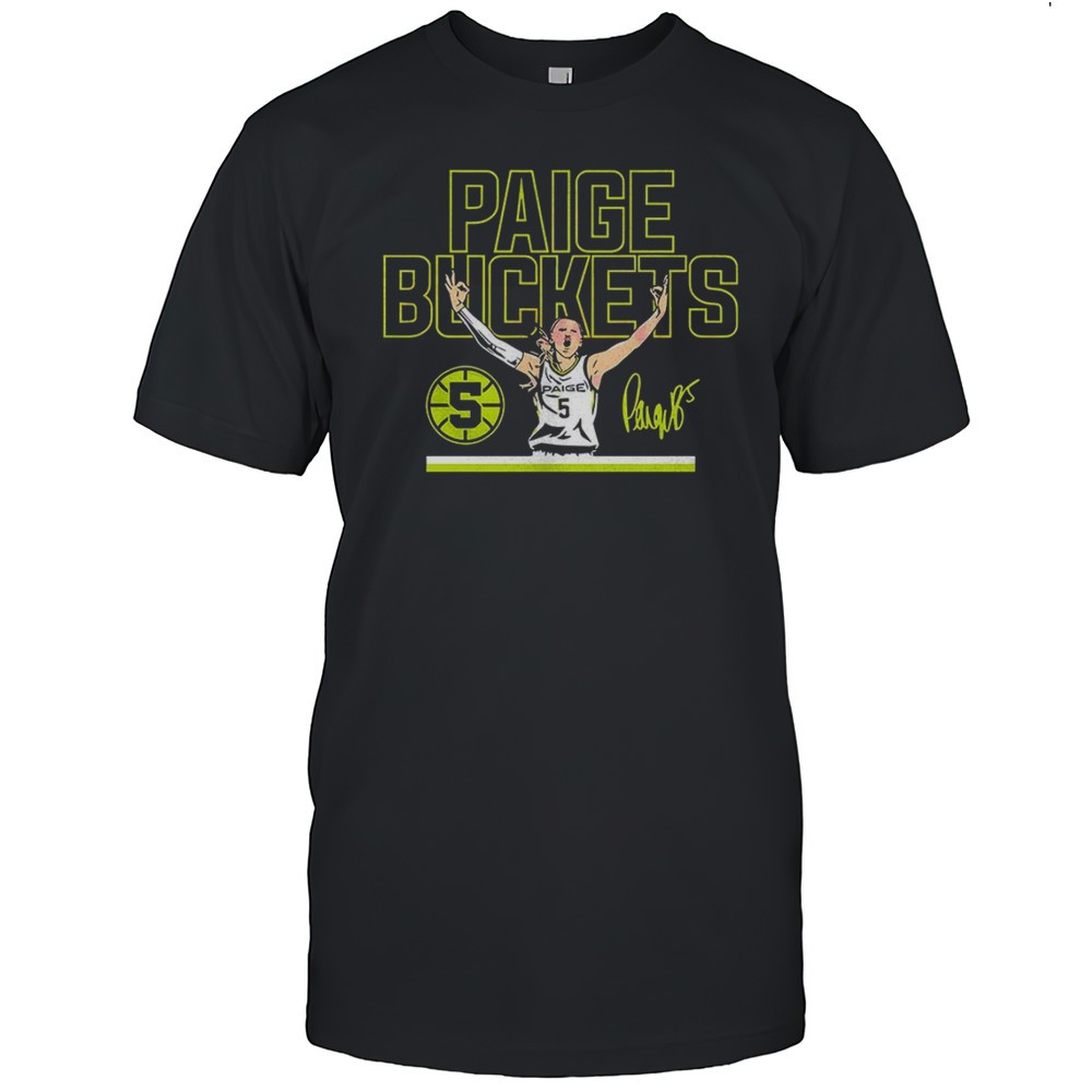 Paige Bueckers Buckets Stripe 5 Dallas Wings Shirt