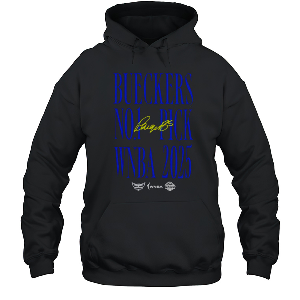 Paige Bueckers No 1 Pick WNBA 2025 Dallas Wings Shirt Unisex Hoodie