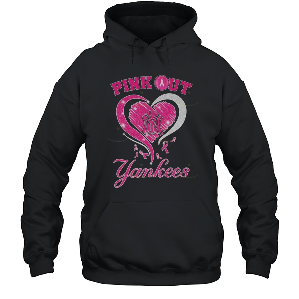 Pink Out New York Yankees 2025 Shirt Unisex Hoodie