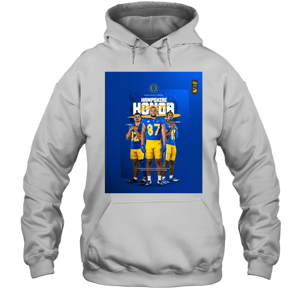 Pittsburgh Panthers 2025 Hampshire Honor Society Rashad Battle Jake Overman Cam Guess T-shirt Unisex Hoodie