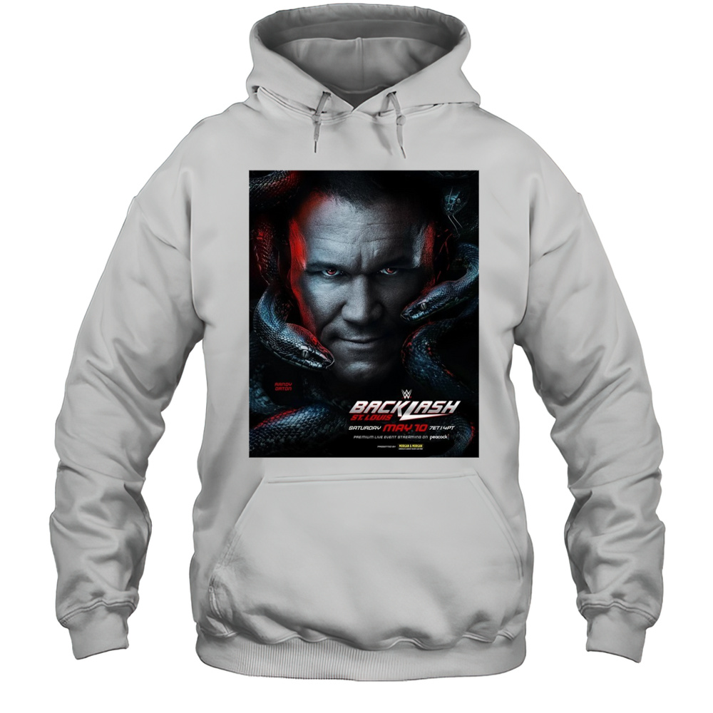Randy Orton WWE Backlash St. Louis On Saturday May 10th 2025 Poster T-shirt Unisex Hoodie