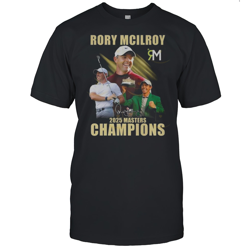Rory Mcilroy 2025 Masters Champion Signature Shirt