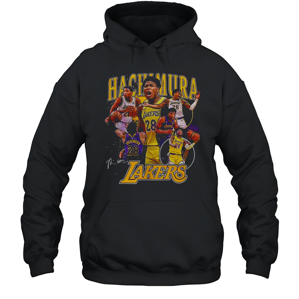 Rui Hachimura Los Angeles Lakers NBA Basketball Player Graphic Shirt Unisex Hoodie