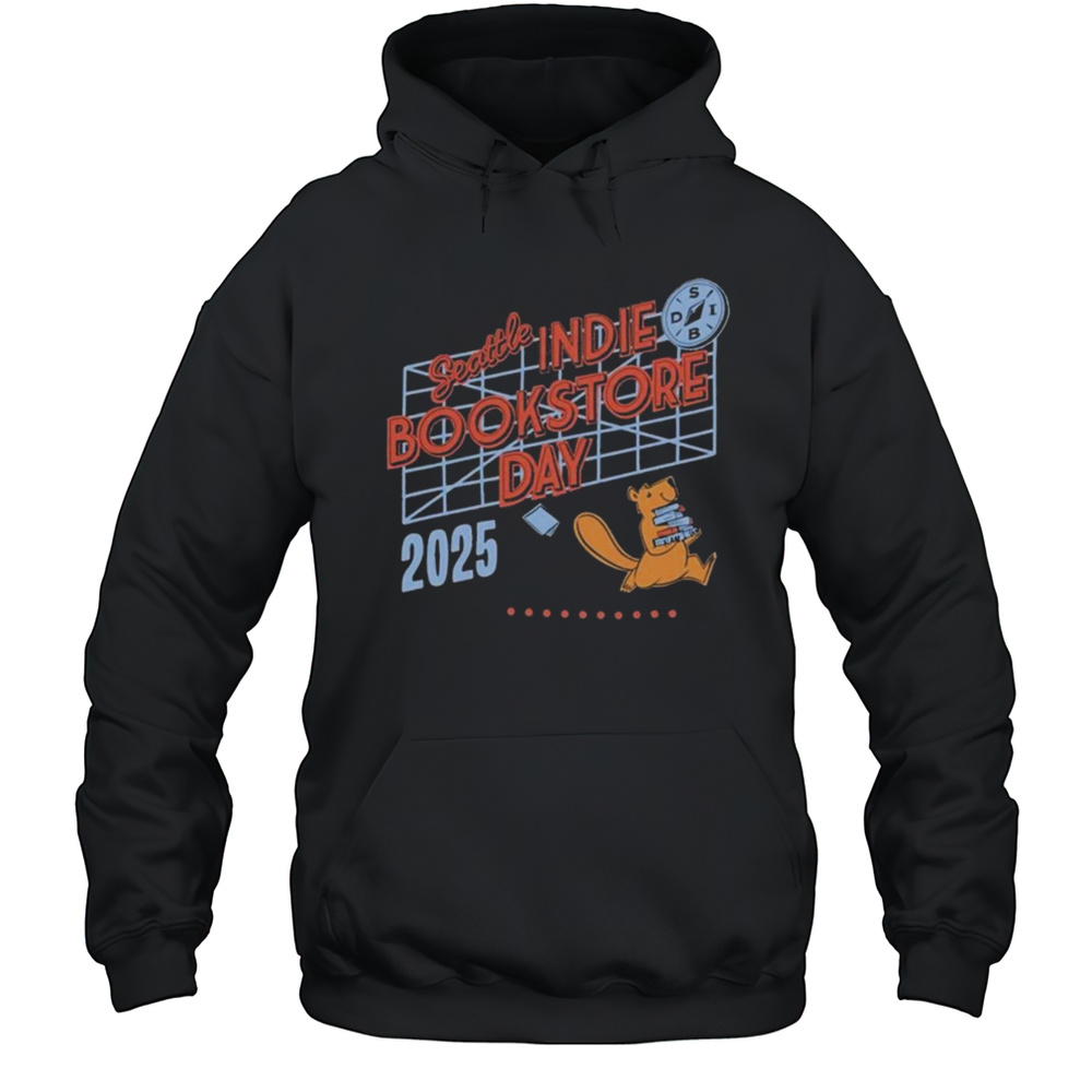 Seattle Indie Bookstore Day 2025 Shirt Unisex Hoodie