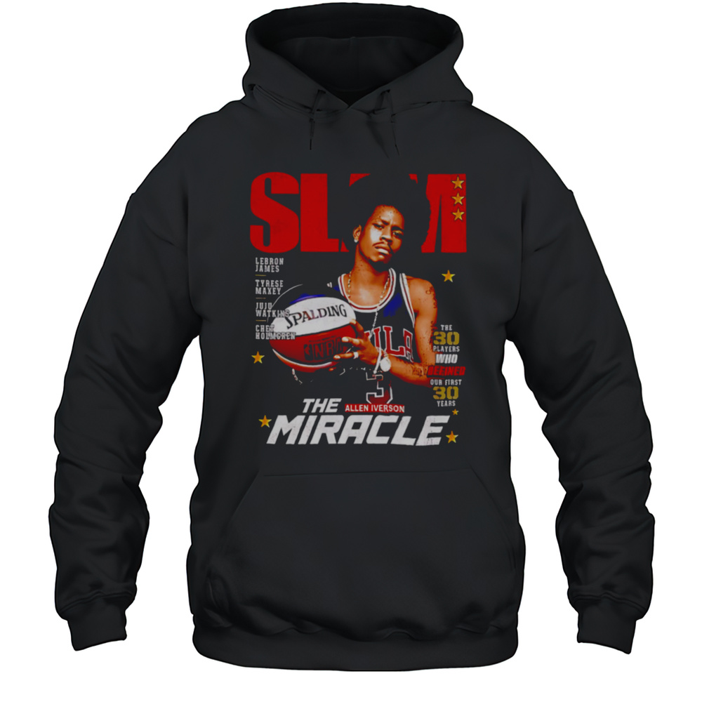 Slam Allen Iverson The Answer Philadelphia 76ers Shirt Unisex Hoodie