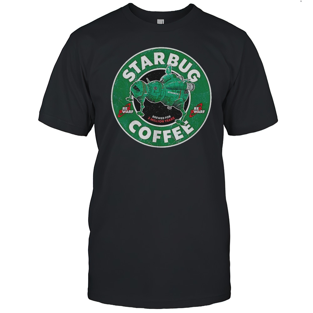 Starbug Red Dwarf X The Starbucks Starbug Coffee Logo Shirt