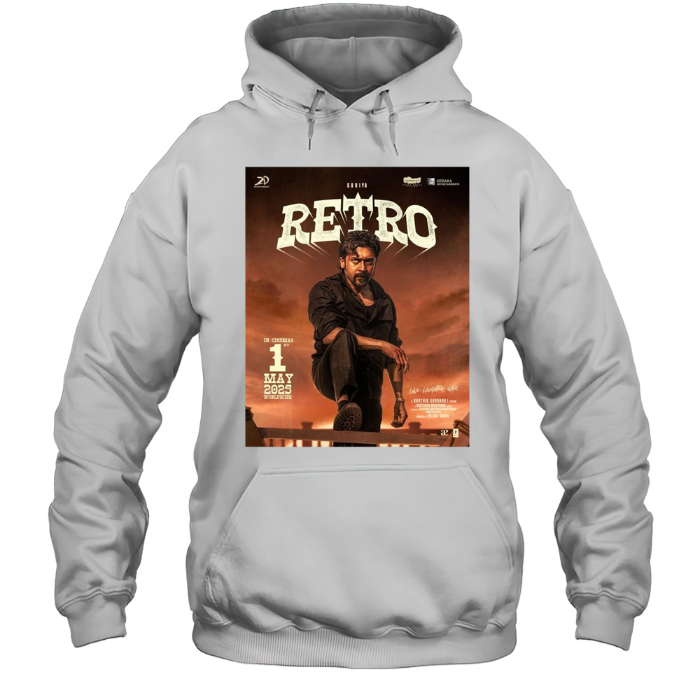 Suriya Sivakumar Retro Love Laughter War In Cinemas May 1st 2025 Worldwide T-shirt Unisex Hoodie