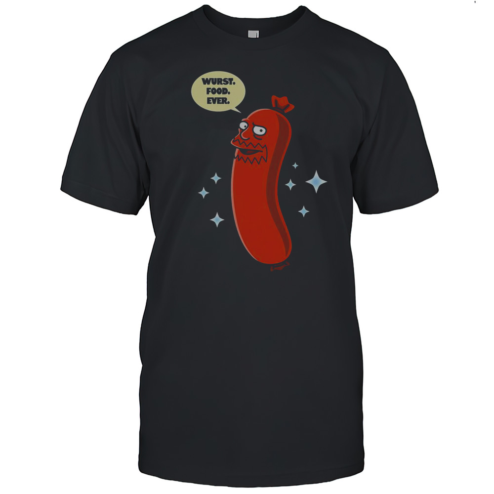 Top Wurst Food Ever Sausage Funny T-Shirt