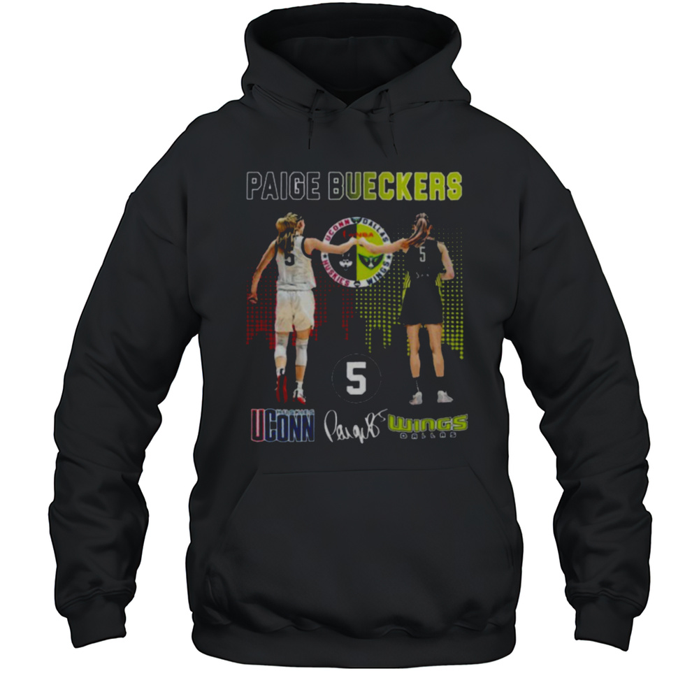 UConn Huskies Paige Bueckers Signatures 2025 T Shirt Unisex Hoodie