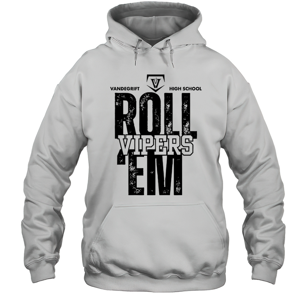 Vandegrift Vipers Roll Em Vipers Baseball Shirt Unisex Hoodie