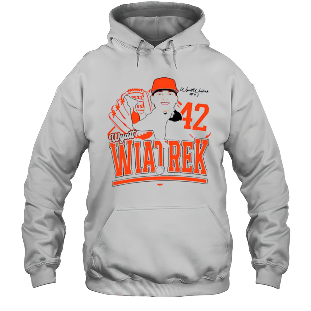 Wyatt Wiatrek UTRGV Baseball Caricature 25 Shirt Unisex Hoodie