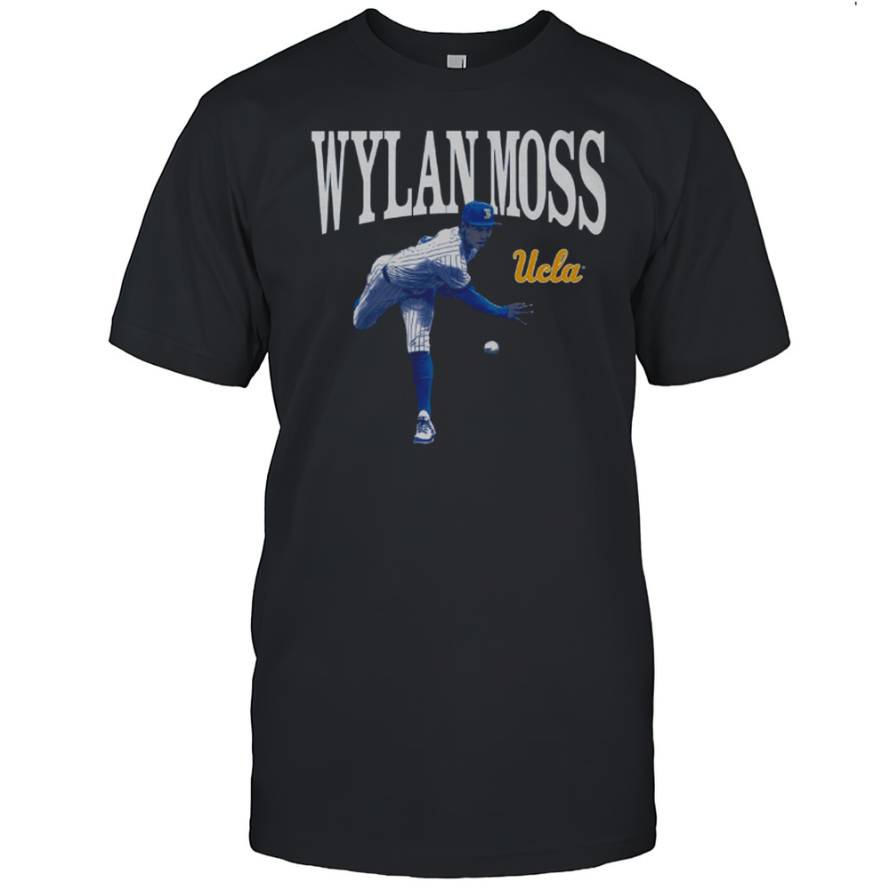 Wylan Moss Illustrated UCLA Bruins Baseball NCAA Big Ten Conference 2025 T-shirt