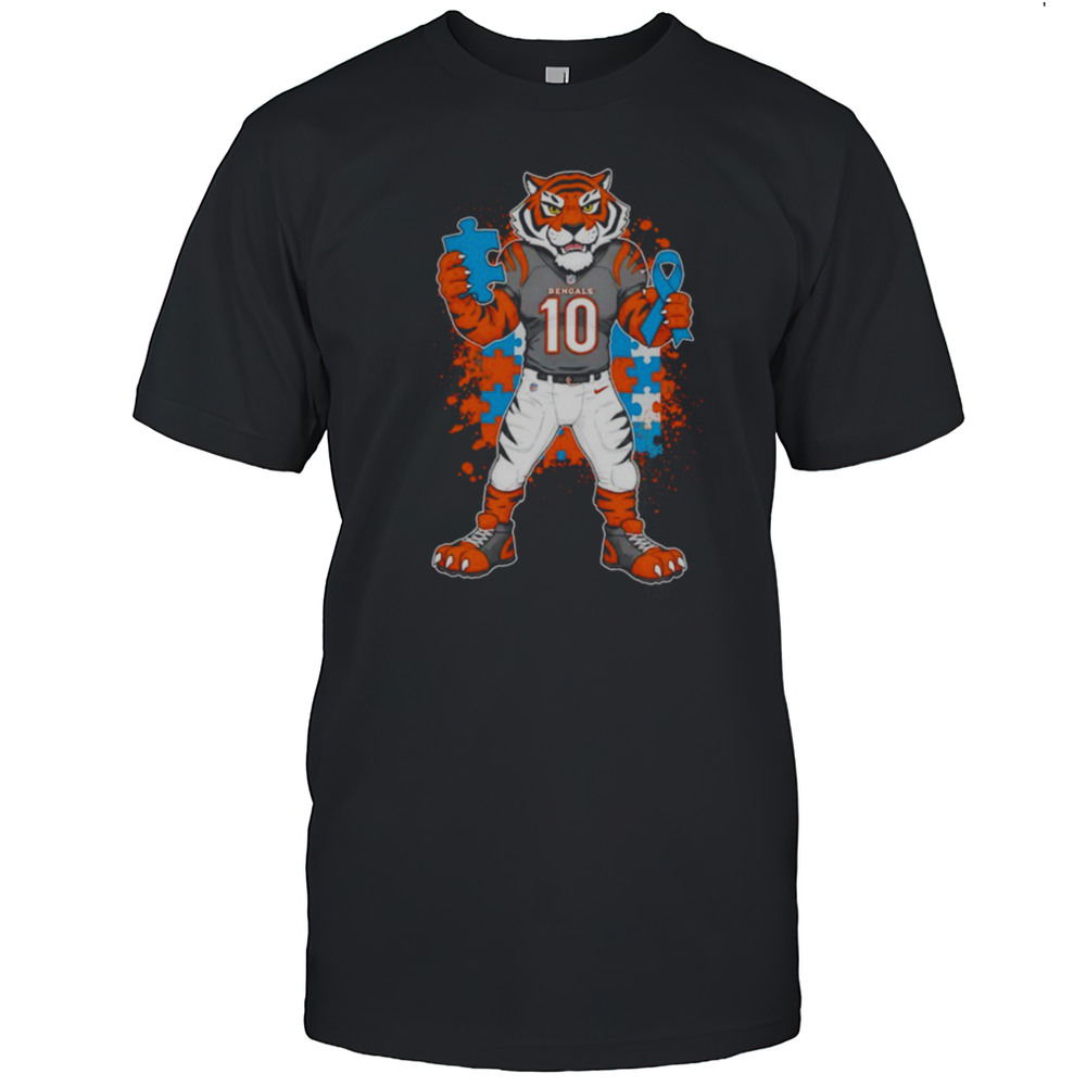 Autism Awareness Cincinnati Bengals Mascot 2025 Shirt